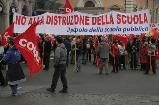 cub scuola sciopero