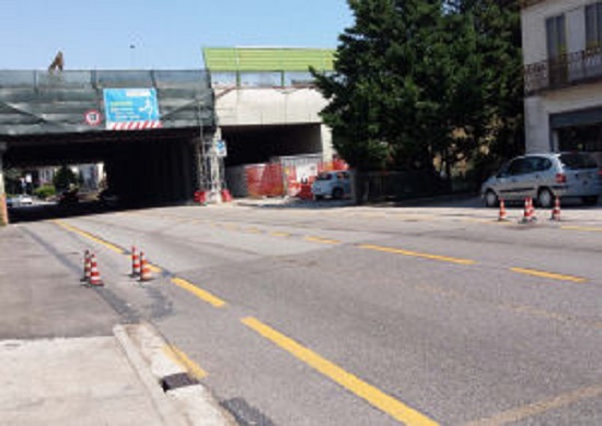 sottopasso riviera berica