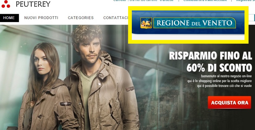 Peuterey regione veneto