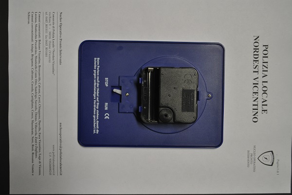 disco orario computerizzato motorizzato