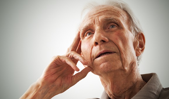 Portrait of elderly senior men