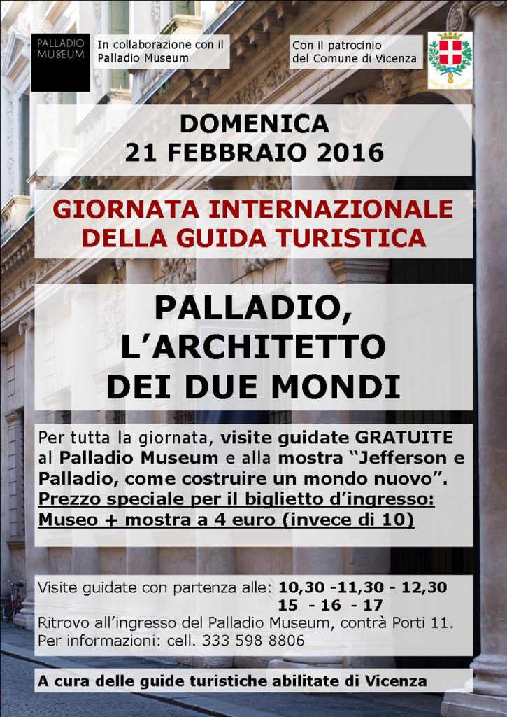 VICENZA – Appuntamento con la Giornata Internazionale della Guida Turistica