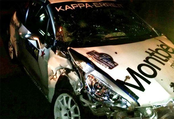 ARZIGNANO – Ronde del Grifo, auto finisce in un dirupo