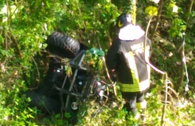 VALDAGNO – Gita in quad, donna finisce in un dirupo