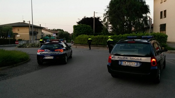 Polizia locale inseguimento
