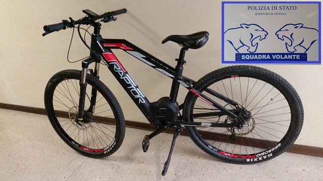bici raptor rubata vicenza