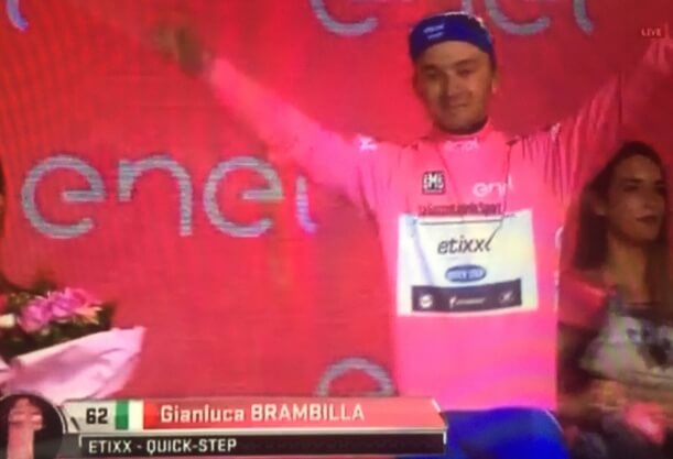 CICLISMO- Brambilla, un vicentino in maglia rosa!