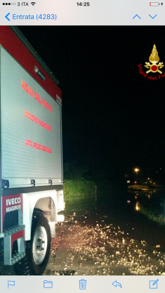 CREAZZO- Bomba d’acqua e parecchi danni