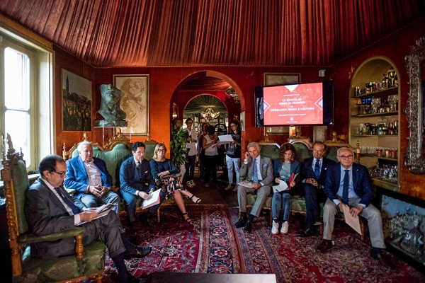 Relatori conferenza stampa Fiera di Vicenza_Credits La Presse