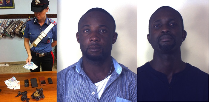 carabiniere-con-stupefacente