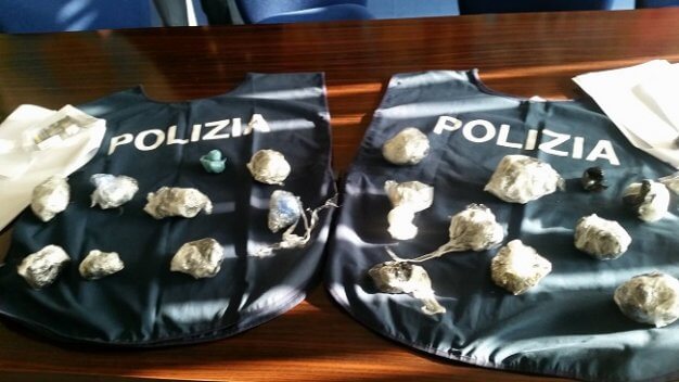 La droga trovata a Campo Marzo