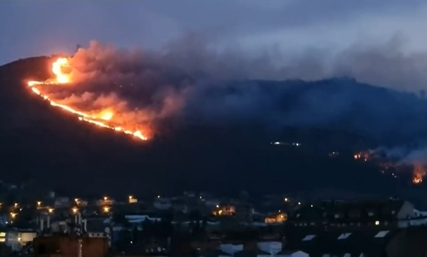 Incendio Spagna TViWeb